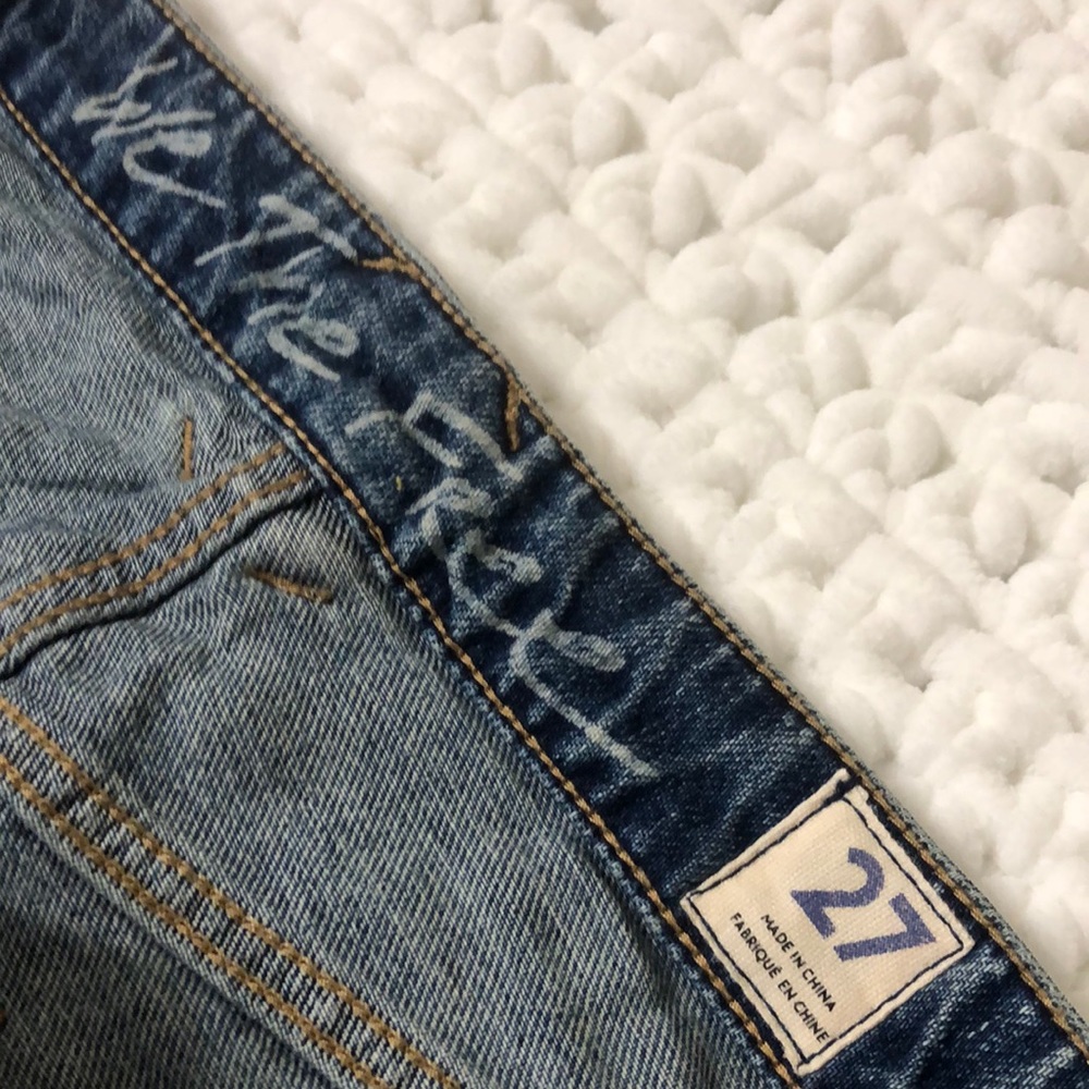 Free People denim skirt